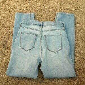 old navy high rise wow straight jeans size 4 short girl friendly